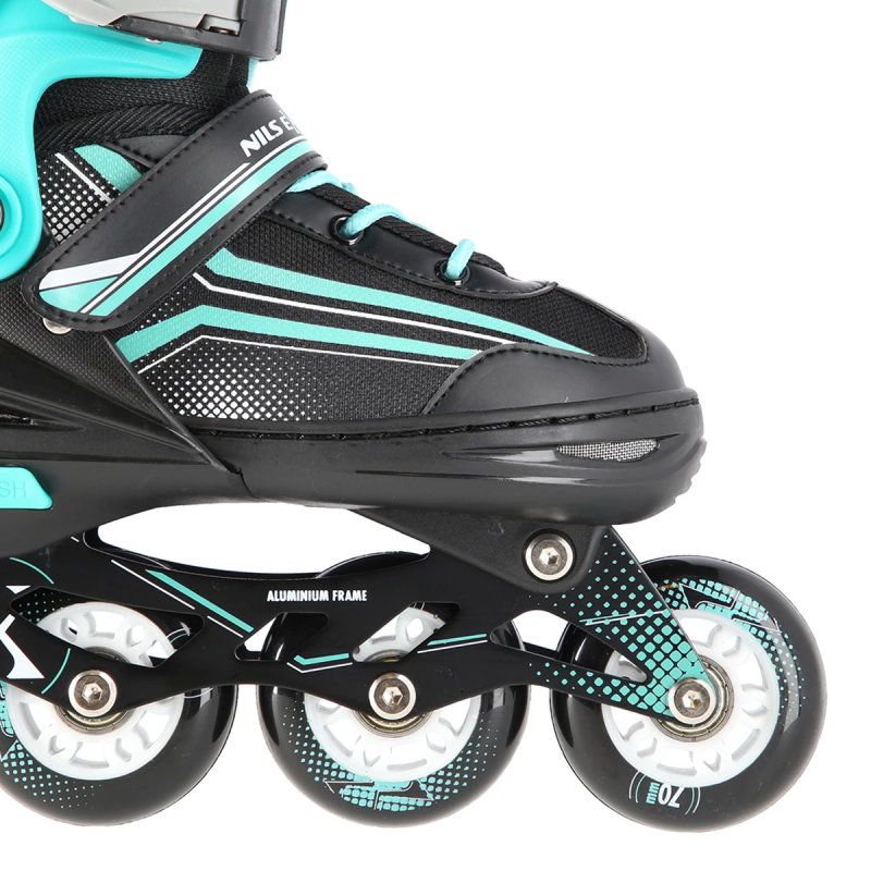 2in1 (rull)uisud NILS EXTREME NH18190 In-line Skates/Hockey Ice Skates, S (29-33) Black/Blue 6 -