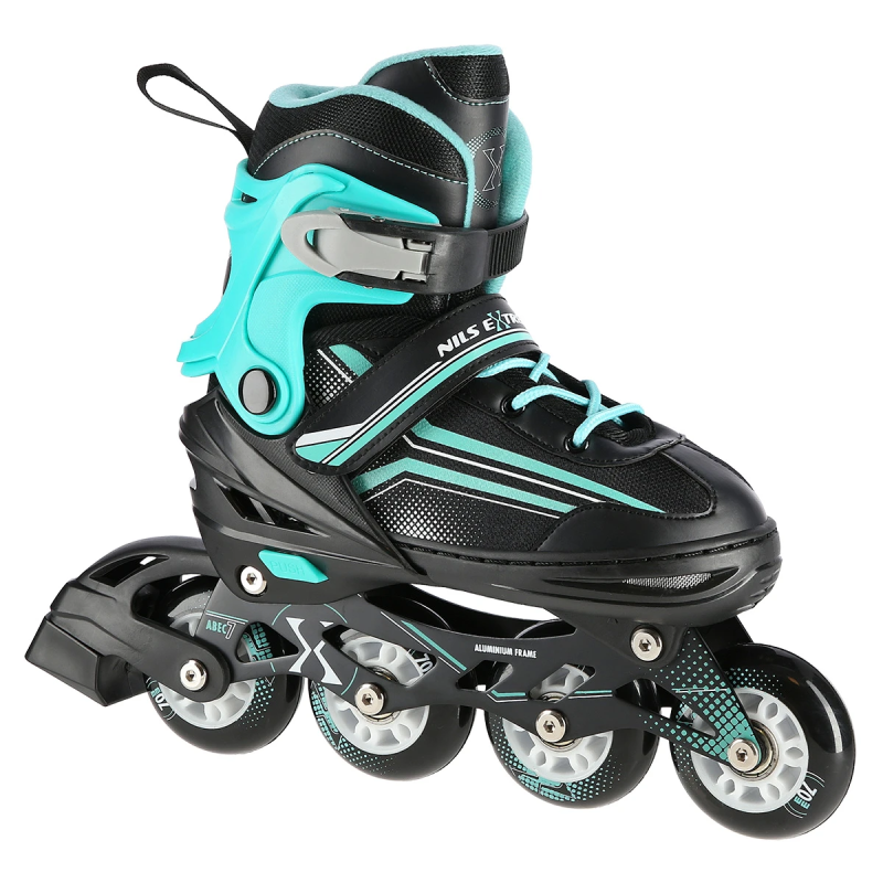 2in1 (rull)uisud NILS EXTREME NH18190 In-line Skates/Hockey Ice Skates, S (29-33) Black/Blue 7 -