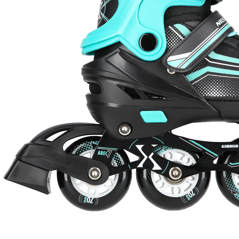 2in1 (rull)uisud NILS EXTREME NH18190 In-line Skates/Hockey Ice Skates, S (29-33) Black/Blue 8 -