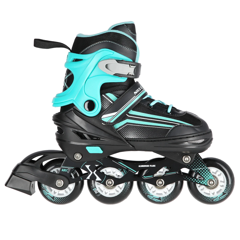 2in1 (rull)uisud NILS EXTREME NH18190 In-line Skates/Hockey Ice Skates, S (29-33) Black/Blue 11 -