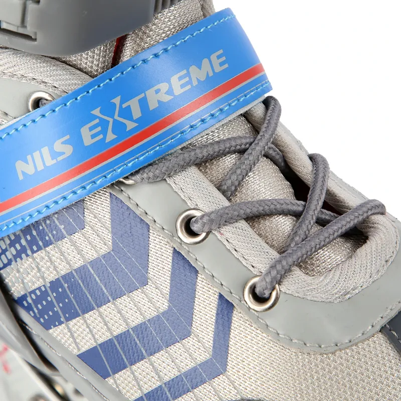 4in1 (rull)uisud NILS EXTREME NH18192 In-line Skates/Hockey Ice Skates, L (39-43), Grey/Blue 10 -