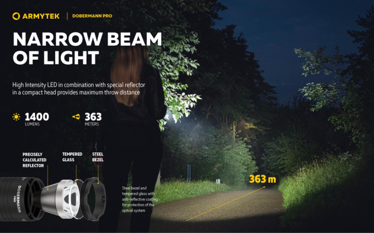 Armytek Dobermann Pro taskulamp 4 -