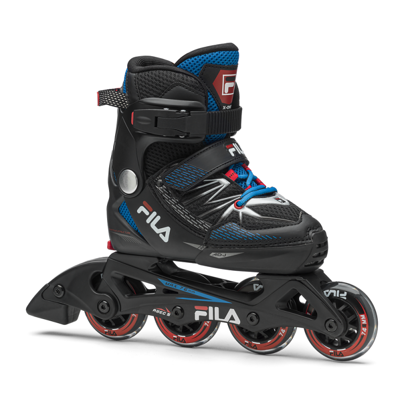 Laste rulluisud FILA X-One, Black/Blue/Red (L) 6 -