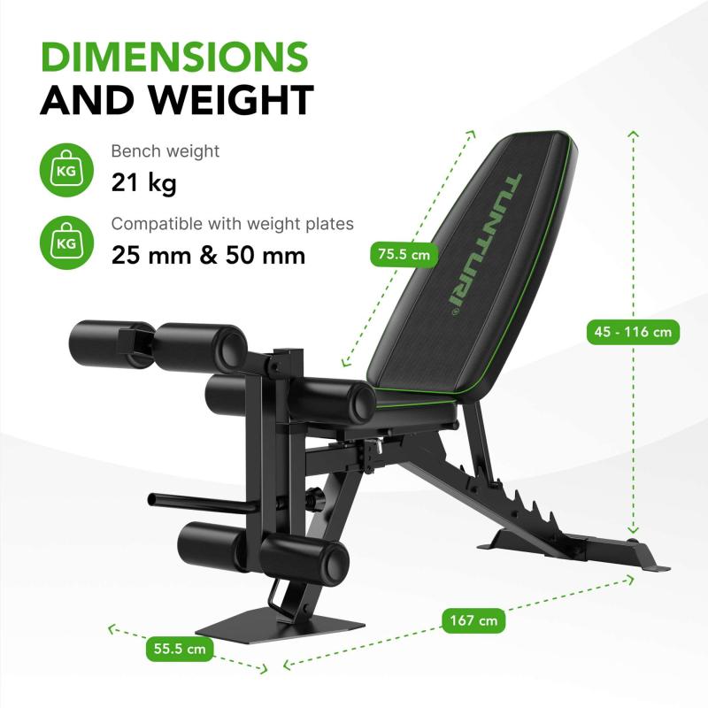 Treeningpink TUNTURI UB60 Utility Bench 6 -