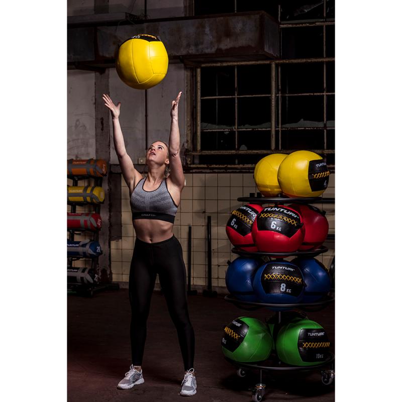 Topispall Tunturi Wall Ball 8 kg, sinine 6 -