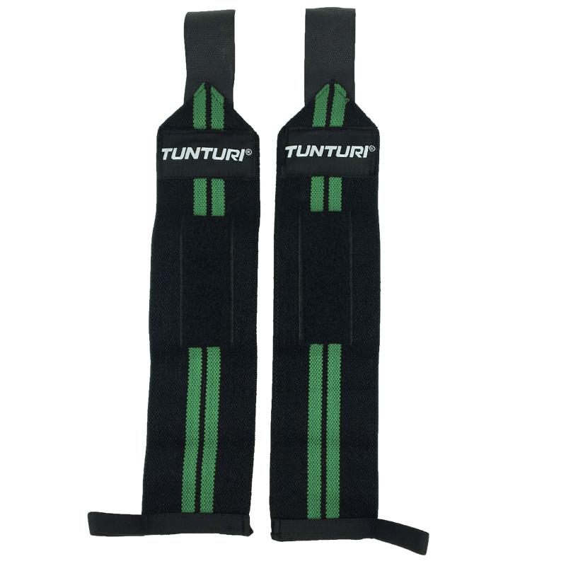 Randmerihmad TUNTURI Wrist Wraps, rohelised 4 -