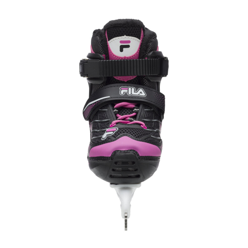 Laste hokiuisud FILA X-One Ice G Black/Pink (M) 4 -