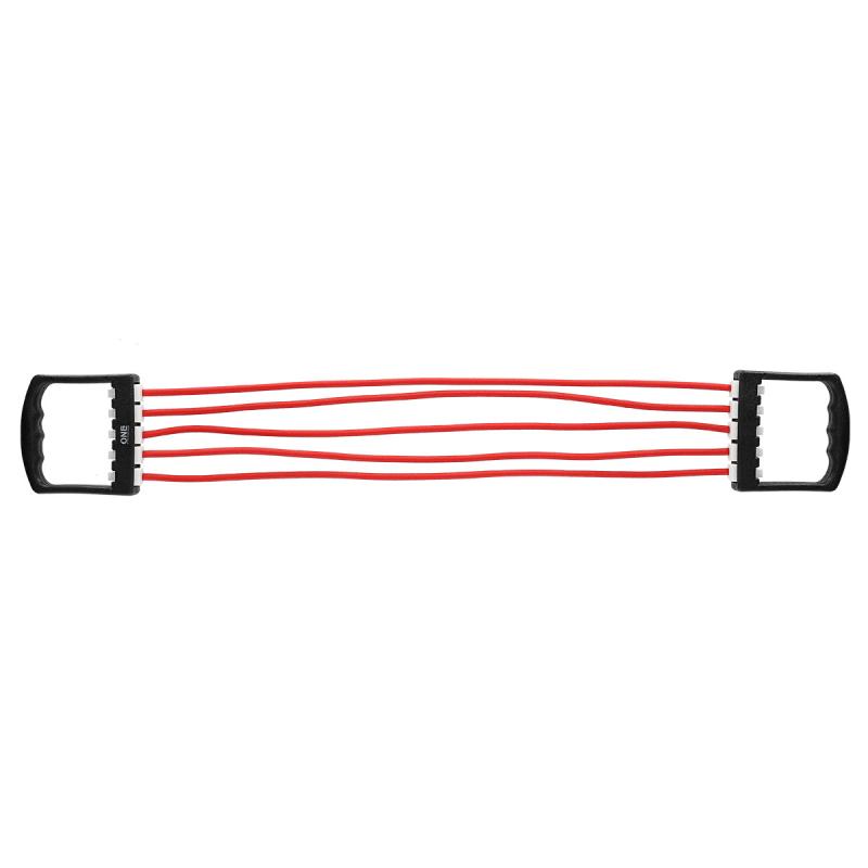 Ekspanderkumm käepidemetega ONE FITNESS EM10, punane 4 -