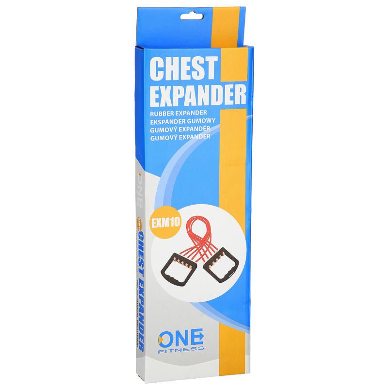 Ekspanderkumm käepidemetega ONE FITNESS EM10, punane 7 -