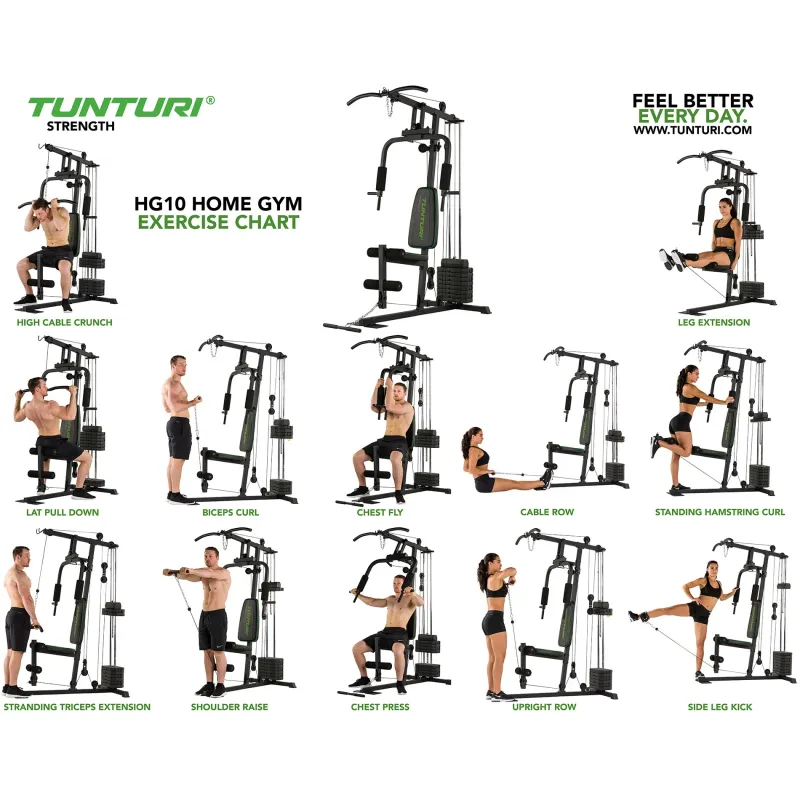 Jõupink TUNTURI HG10 Home Gym 7 -
