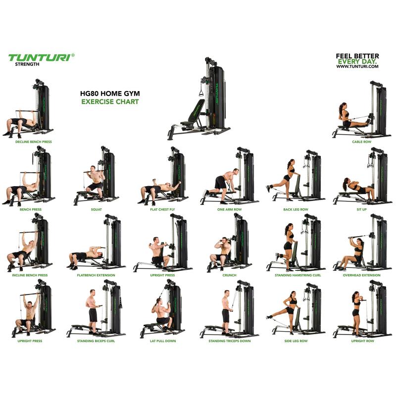 Jõupink Tunturi Tunturi HG80 Home Gym 9 -