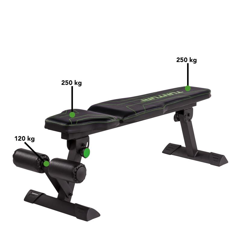 Tõstepink TUNTURI FB80 Flat Bench 5 -