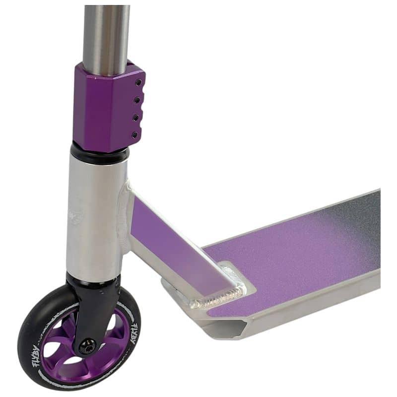 Trikitõukeratas FLYBY Air V2 Complete Pro Scooter Chrome/Purple 3 -