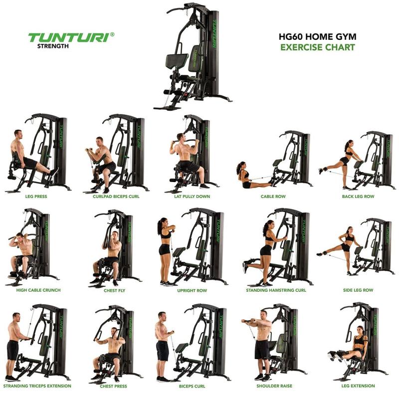 Jõupink Tunturi HG60 Home Gym 7 -