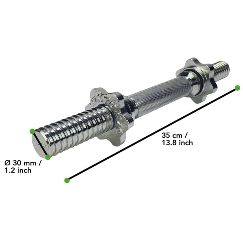 Hantel TUNTURI Dumbbell Set 15kg, screw 4 -