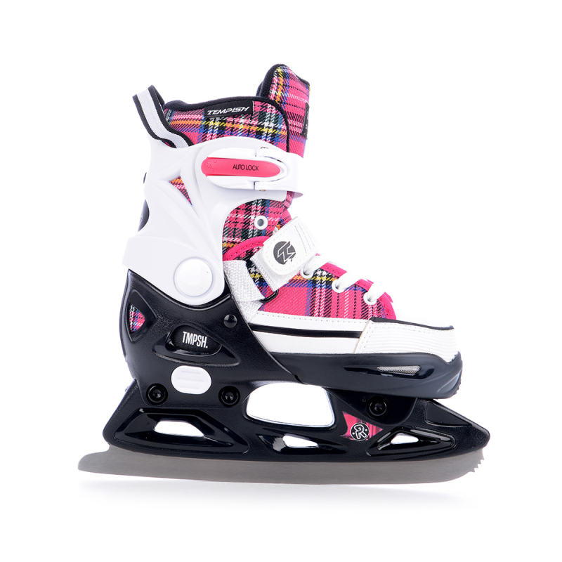 Laste uisud TEMPISH Rebel Ice T Girl Adjustable Skate, roosa/must (M) 2 -