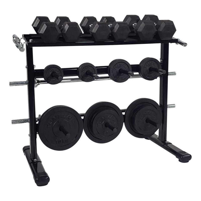 Hantlite ja ketaste ladustamisriiul TUNTURI Disc & Dumbbell Rack 10 -