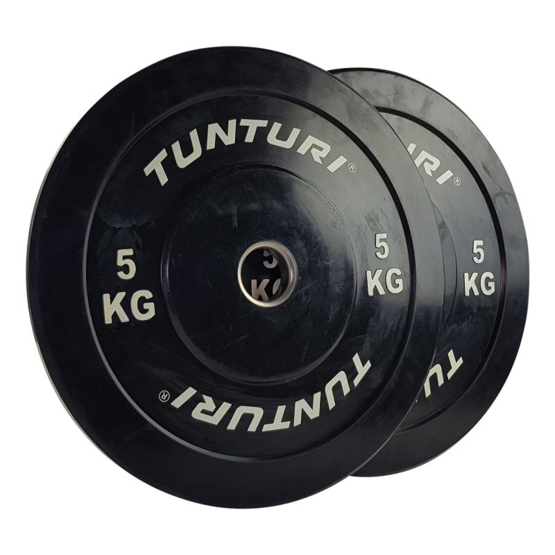 Raskusketas TUNTURI Training Bumper Plate, 50 mm, 5 kg 4 -