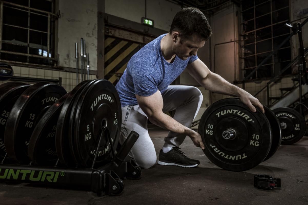 Raskusketas TUNTURI Training Bumper Plate, 50 mm, 10 kg 6 -