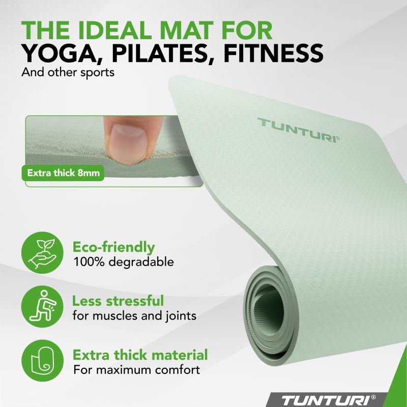 Joogamatt Tunturi Yogamat 8mm, Mint 7 -