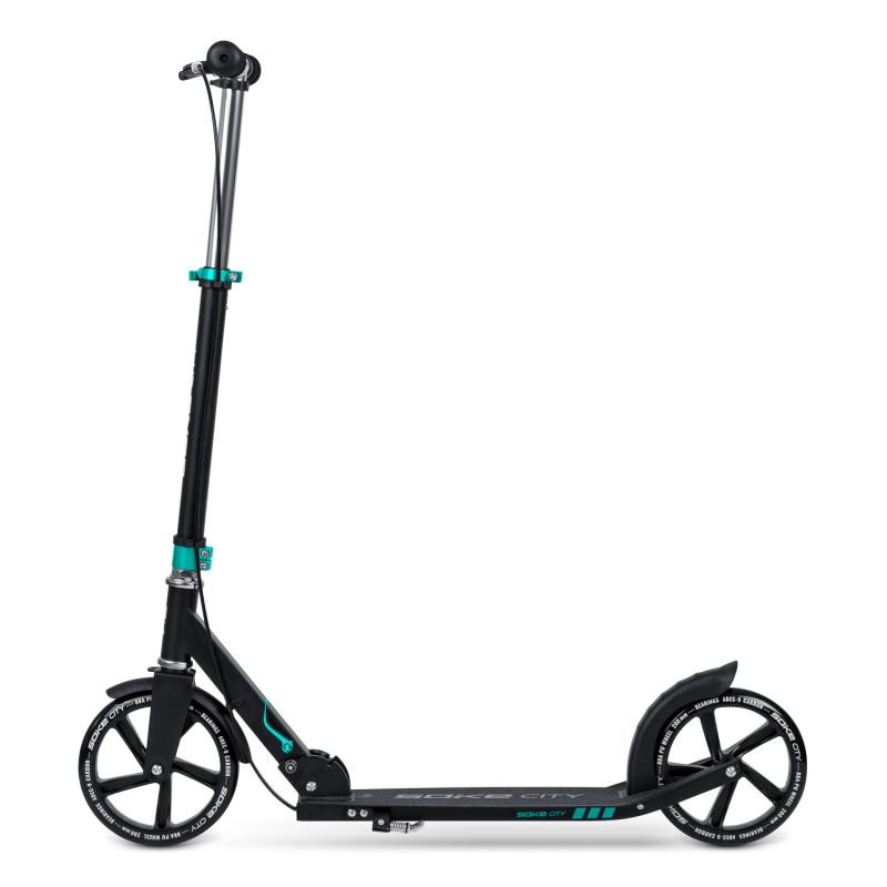 Tõukeratas SOKE City, must-türkiis 3 -
