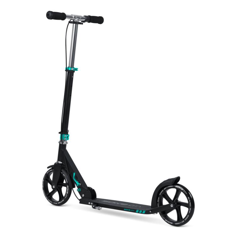 Tõukeratas SOKE City, must-türkiis 4 -