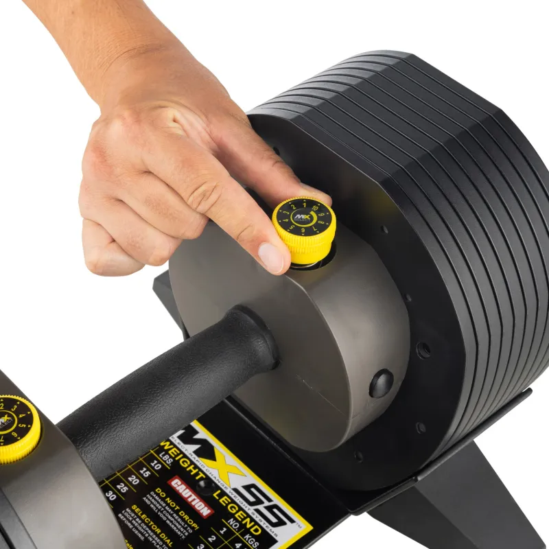 Reguleeritav hantel TUNTURI MX55 Dumbbell 4,5-24,9 kg 2 -