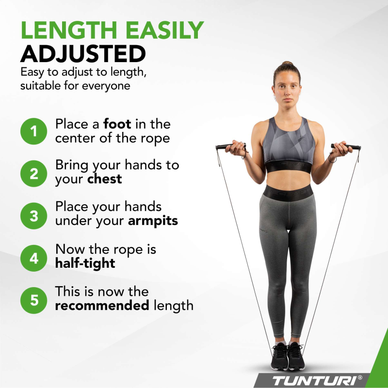 Hüppenöör TUNTURI Smart Jump Rope with Display and App 4 -