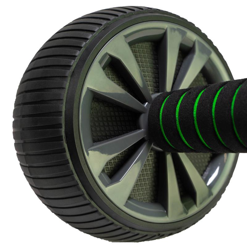 Kõhulihaste treeningrull TUNTURI Pro Exercise Wheel Deluxe, põlvematiga 10 -