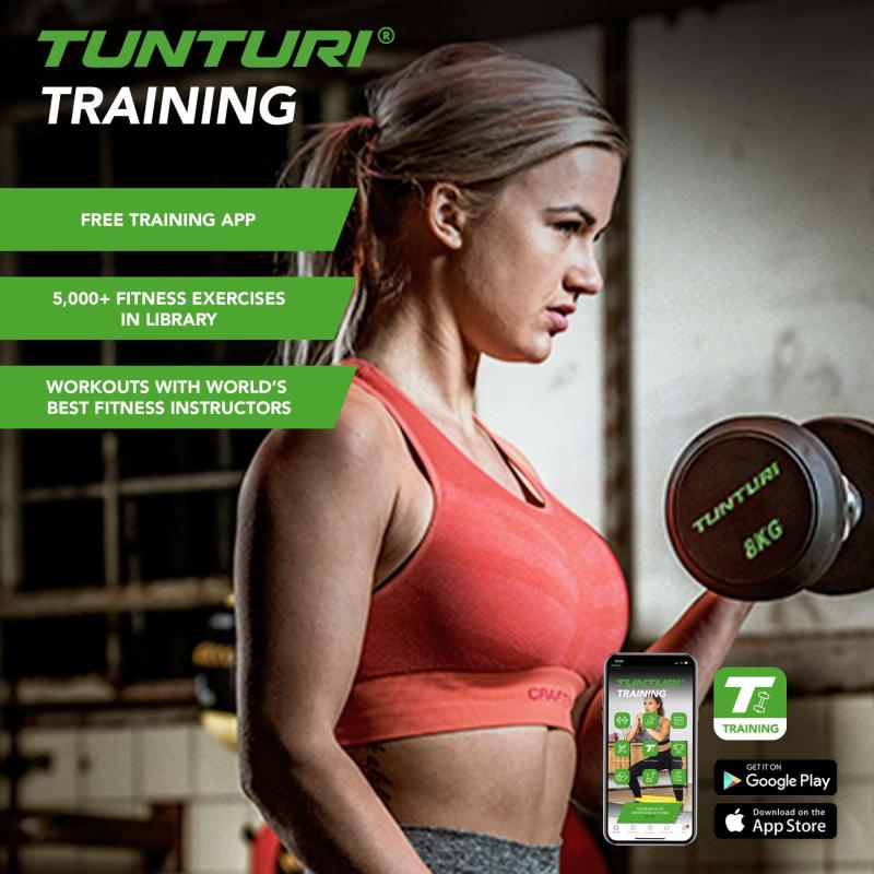 Hantlid TUNTURI PU Pro Dumbbell Set 2-12kg (10prs, 132kg) 3 -