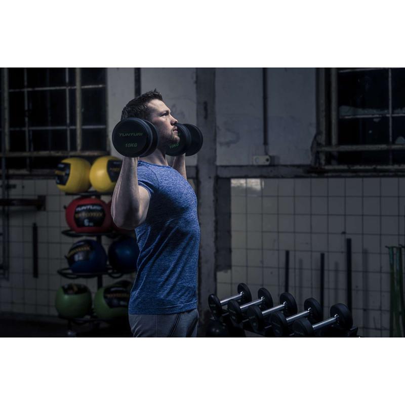 Hantlid TUNTURI PU Pro Dumbbell Set 14-32kg (10prs, 460kg) 4 -