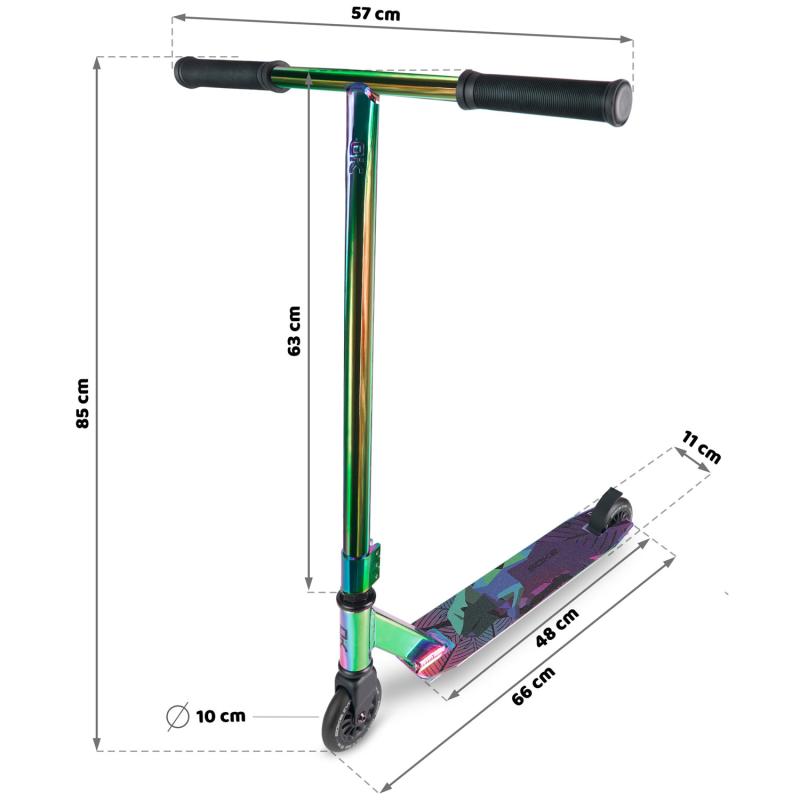 Trikitõukeratas SOKE EVO, neokroomne 6 -