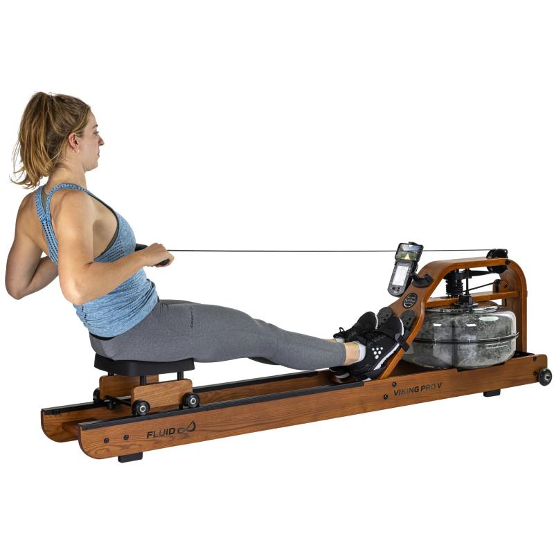 Sõudeergomeeter TUNTURI Fluid Rower Viking Pro V + telefonihoidja 2 -