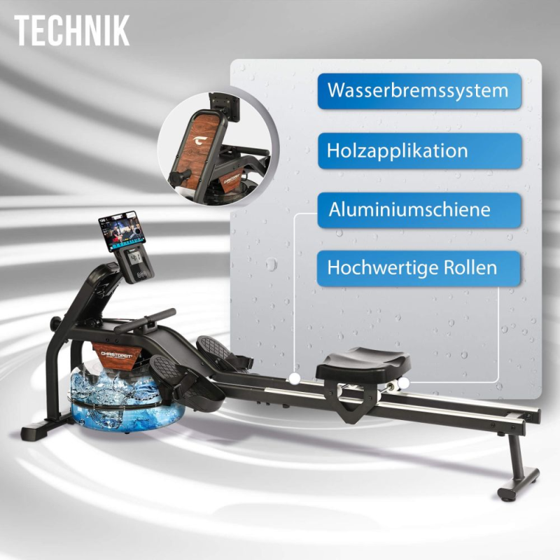 Sõudeergomeeter CHRISTOPEIT Garda 6 -