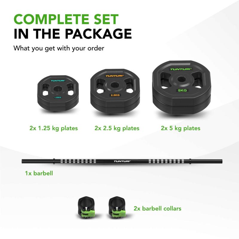 Tõstekangikomplekt TUNTURI PRO Aerobic Pump Set 20 kg 2 -