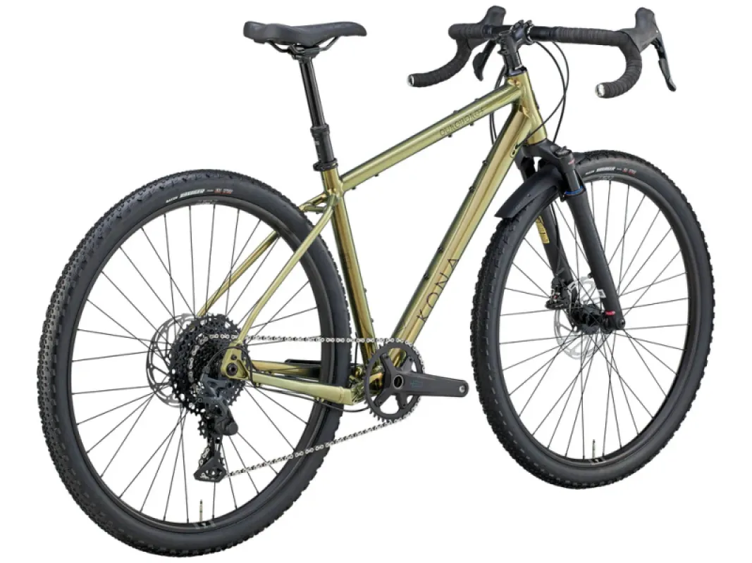 Gravel jalgratas KONA Ouroboros AL, Gloss Metallic Turismo Olive (Green) (S) 3 -