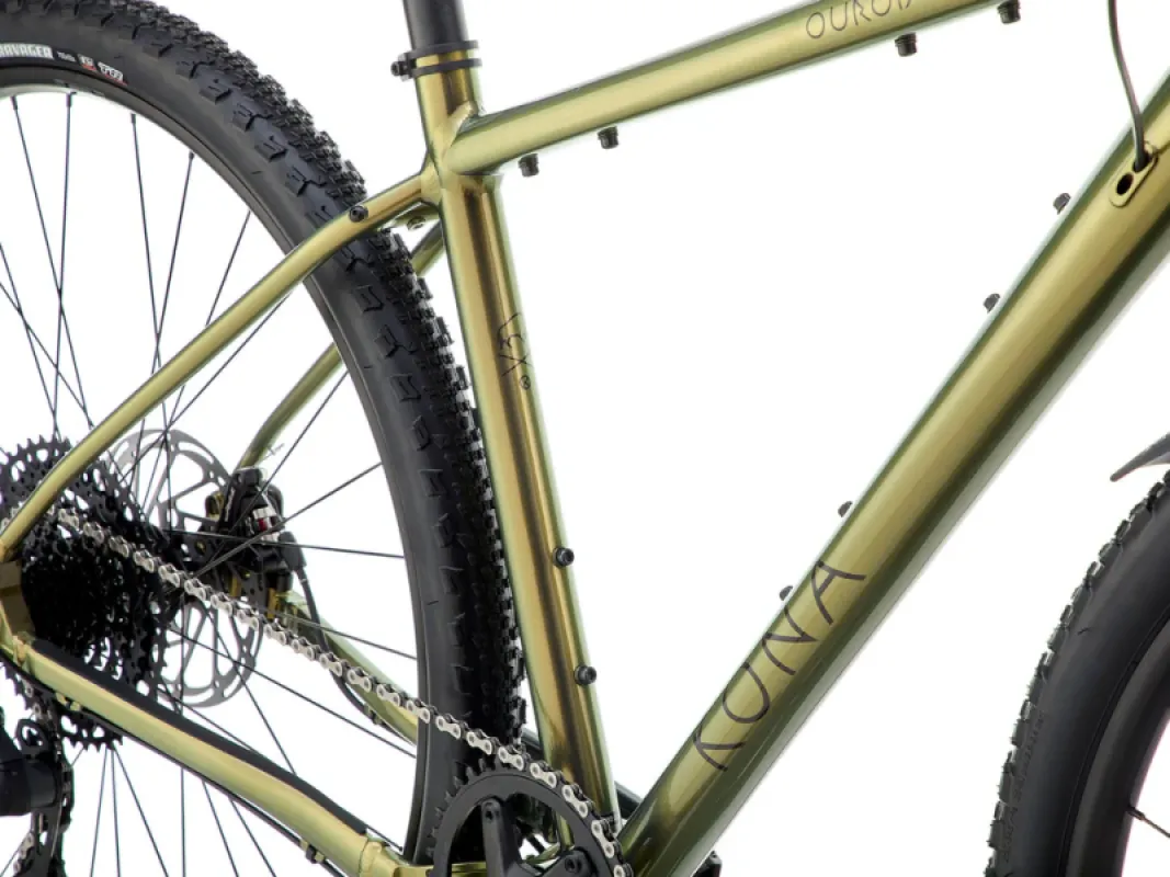 Gravel jalgratas KONA Ouroboros AL, Gloss Metallic Turismo Olive (Green) (S) 6 -