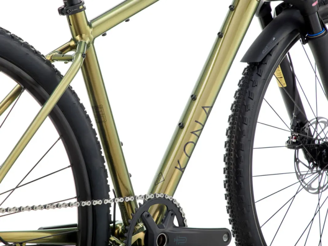 Gravel jalgratas KONA Ouroboros AL, Gloss Metallic Turismo Olive (Green) (XL) 7 -